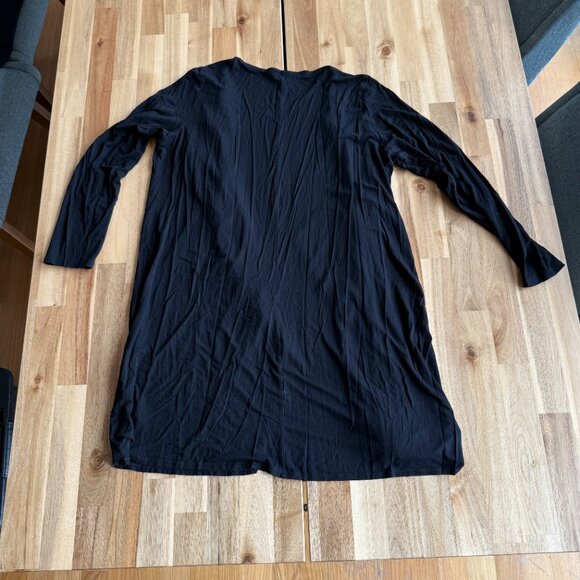 Black Eileen Fisher Duster L - Picture 2 of 4